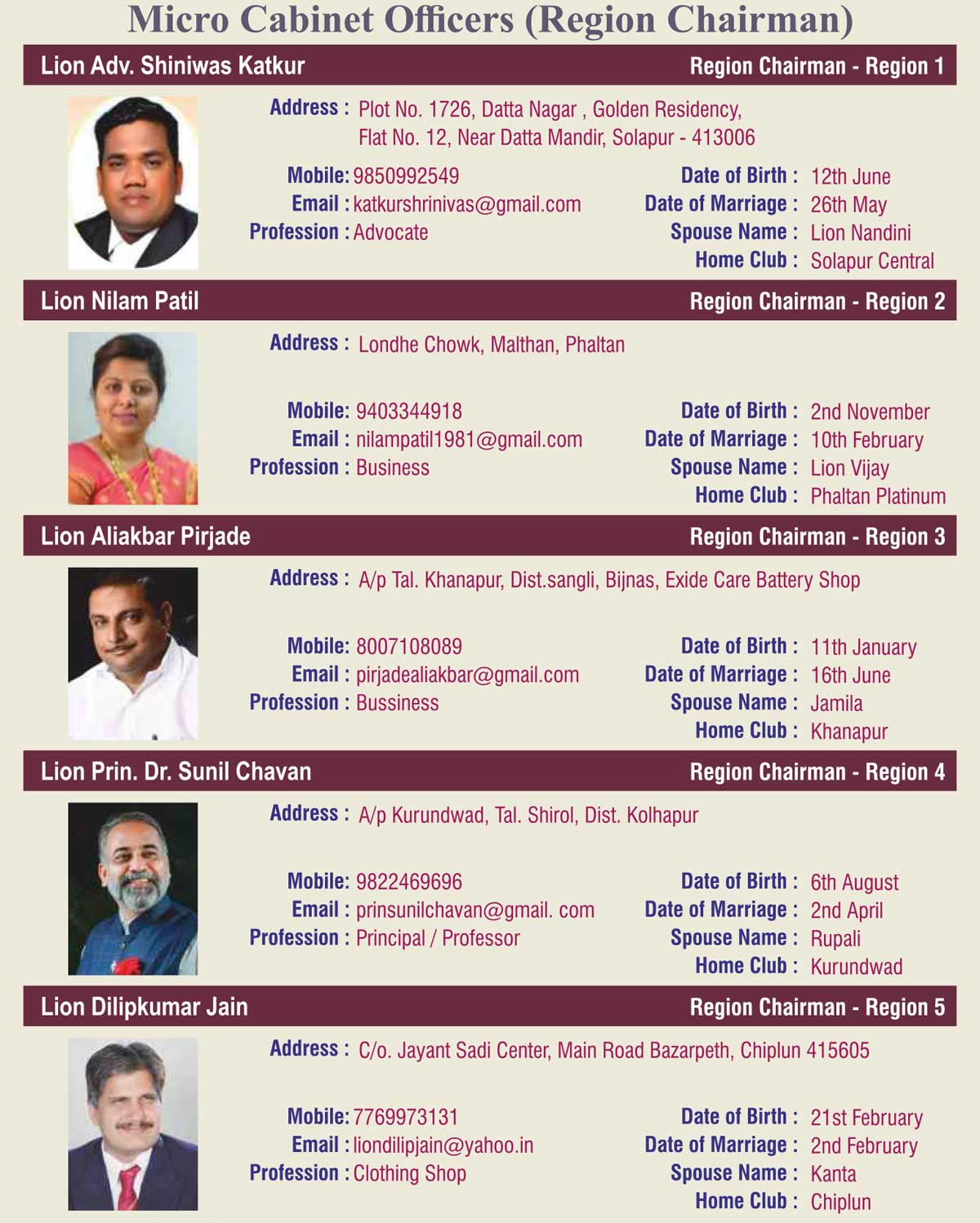 Micro Cabinet Officers 